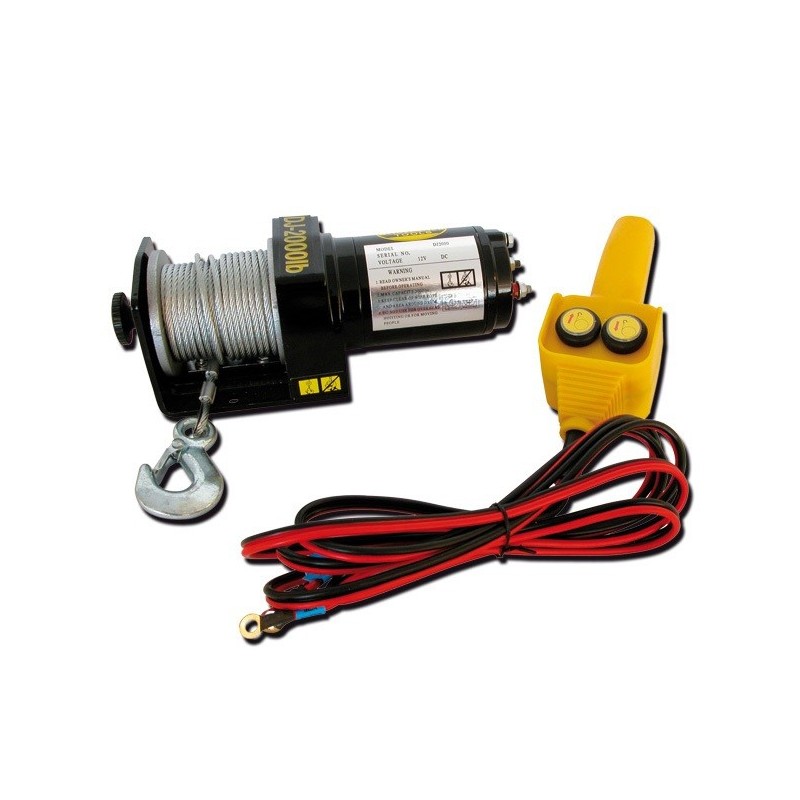 VERRICELLO ELETTRICO 12 VOLT DA 900 KG CON COMANDO