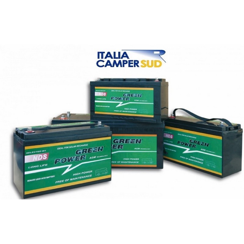 BATTERIA GREEN POWER 12V 100 AH DIMENSIONI...