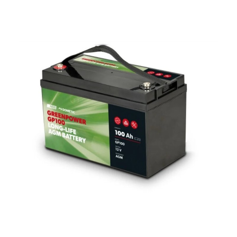 BATTERIA GREEN POWER 12V 100 AH DIMENSIONI...