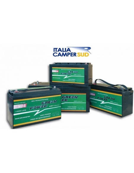 BATTERIA GREEN POWER 12V 120 AH DIMENSIONI 330X171X220H NDS