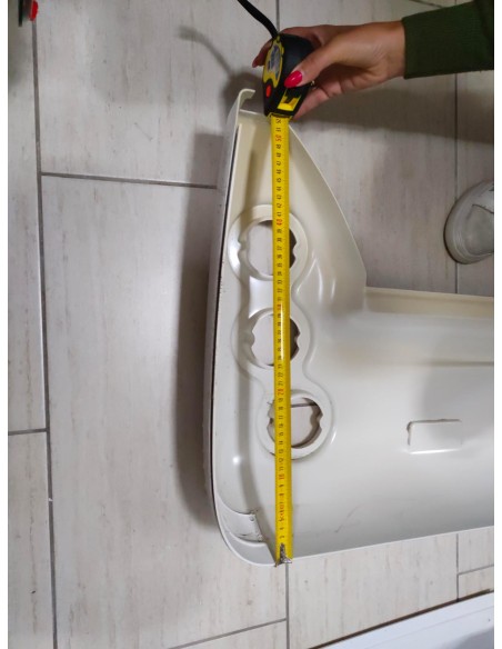 PARAURTI POSTERIORE RIMOR FORD/MB COLORE BIANCO  RIALZATO FANALERIA TONDA 2003-2004