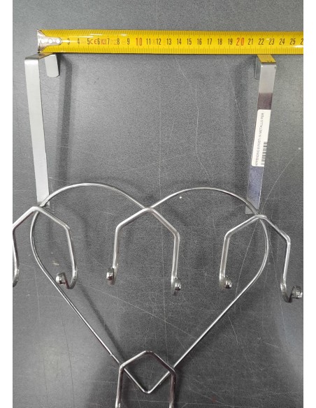 APPENDINO 4 POSTI IN METALLO PER PORTA