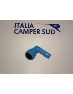 RACCORDO A GOMITO BLU JG DA 10 MM CO N PORTAGOMMA 10 MM...