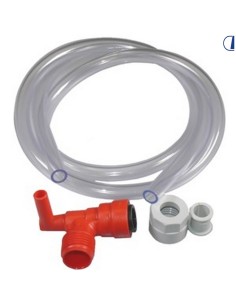 RACCORDO BOILER JG ROSSO CON VALVOLA 12 MM E TUBO DA 1 MT... 2