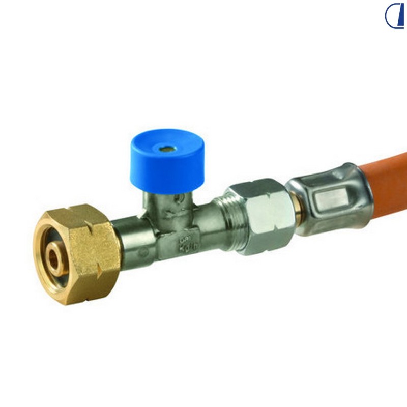 TUBO GAS AP 45 CM  CON SISTEMA SECURITY ITALIANO