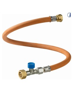 TUBO GAS 75 CM CON SISTEMA SECURITY ATTACCHI ITALIA TRUMA