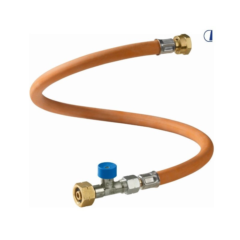 TUBO GAS 75 CM CON SISTEMA SECURITY ATTACCHI...