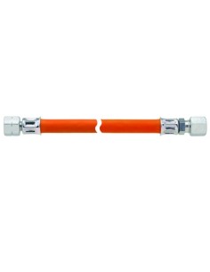 RACCORDO FLESSIBILE GAS 80 CM PER TUBO DA 8 MM.