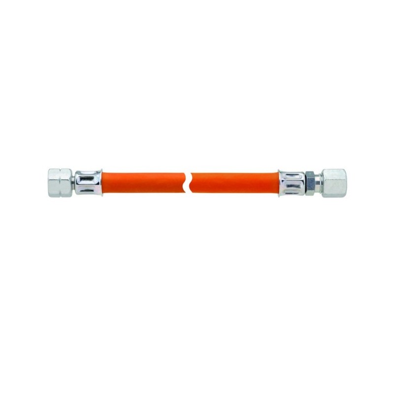 RACCORDO FLESSIBILE GAS 80 CM PER TUBO DA 8 MM.