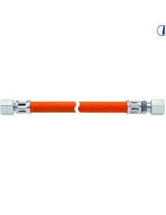 TUBO GAS CON RACCORDI FLESSIBILE  LUNGHEZZA 300 CM