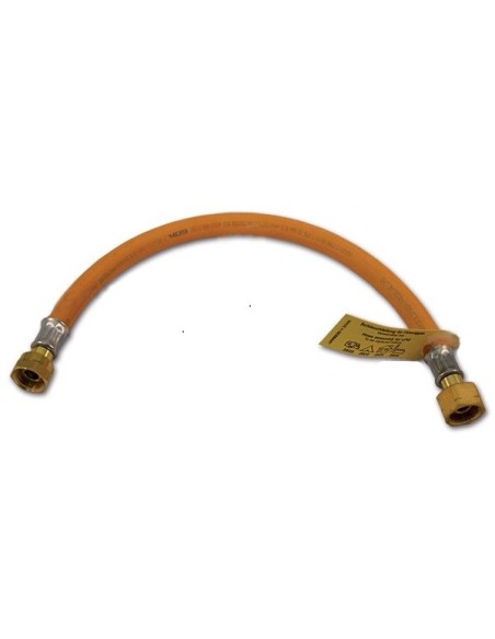 TUBO FLESSIBILE GAS 2 RACCORDI 40CM ALTA PRESSIONE ITALIA