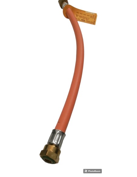 TUBO FLESSIBILE GAS 2 RACCORDI 40CM ALTA PRESSIONE ITALIA