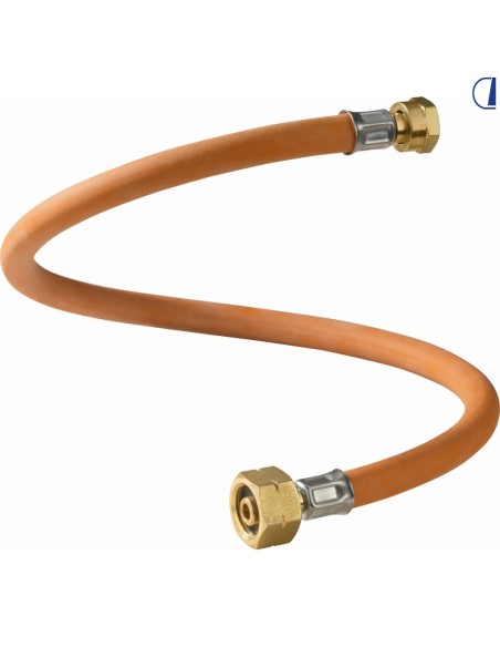 TUBO FLESSIBILE GAS 2 RACCORDI 40CM ALTA PRESSIONE ITALIA