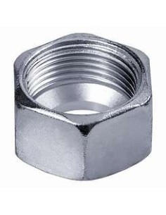 DADO ESAGONALE IN ACCIAIO ZINCATO PER TUBI DIAMETRO 8 MM