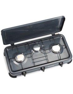 FORNELLO 3 FUOCHI PORTATILE COLORE NERO