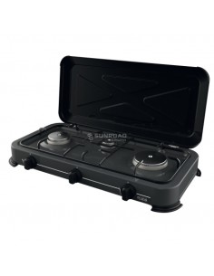 FORNELLO 3 FUOCHI PORTATILE COLORE NERO 2