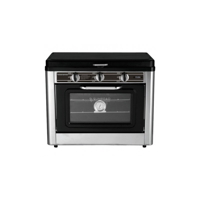 COMBINATO 2 FUOCHI  E FORNO IN ACCIAIO INOX...