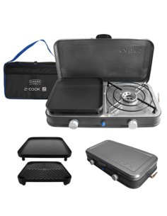 FORNELLO CADAC 2 COOK CON 2 FUOCHI E 2 PIASTRE COLORE...