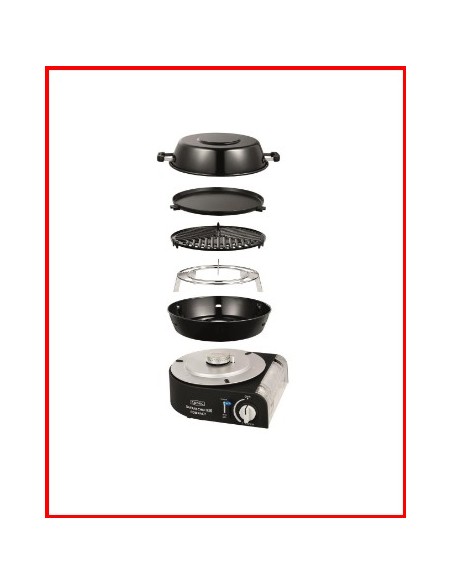 BARBEQUE CADAC SAFARI CHEF 30 COMPACT CON GRIGLIE  E COPERCHIO