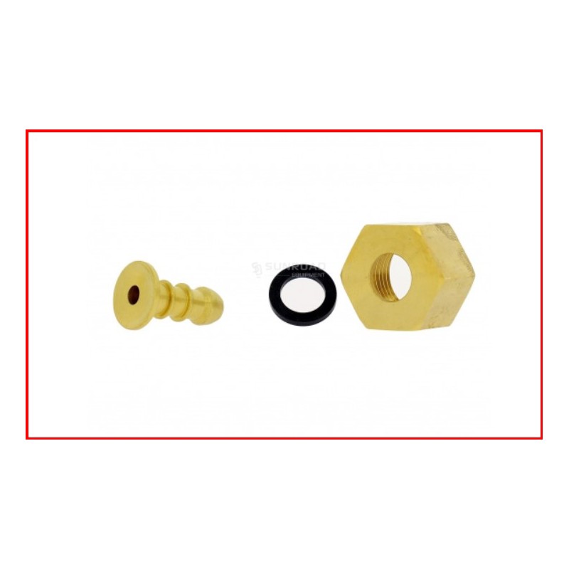 RACCORDO GAS  PER ATTACCO TUBO DIAMETRO 10MM