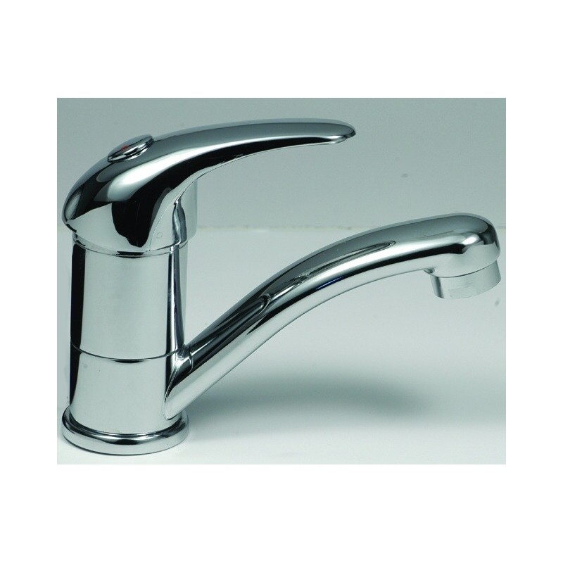 MISCELATORE MONOCOMANDO CON CANNA 12 CM CROMO