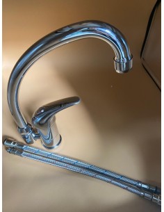 MISCELATORE  MONOLEVA CON  CANNA COLLO CIGNO