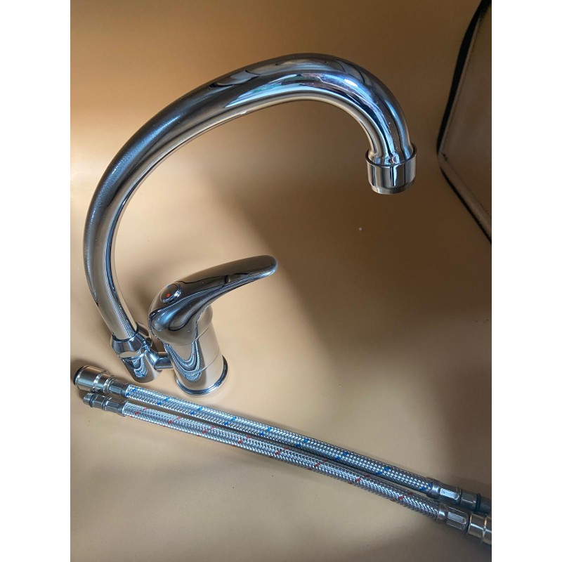 MISCELATORE  MONOLEVA CON  CANNA COLLO CIGNO
