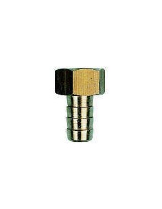 RACCORDO ACQUA E GAS DA 3/8 FEMMINA CON PORTAGOMMA 10 MM
