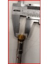 TUBO FLEX PER RUBINETTO DA CM 30 CON INSERTO JOHN GUEST DA 12 MM