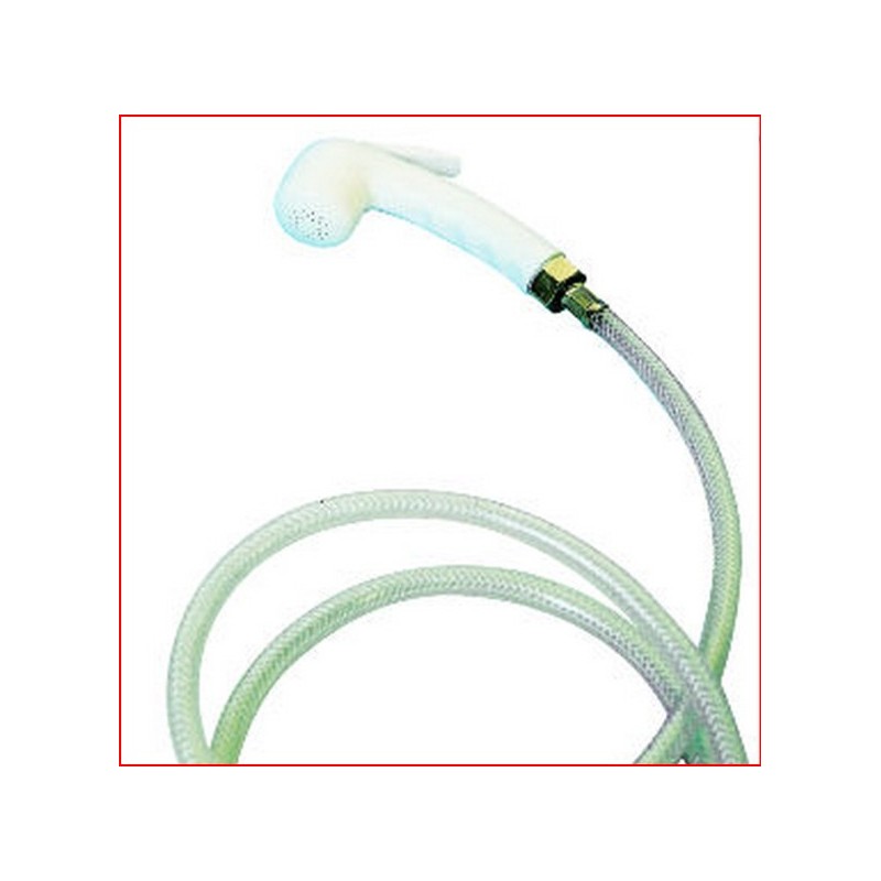 DOCCETTA A PULSANTE CON FLESSIBILE IN PVC 1,5 MT