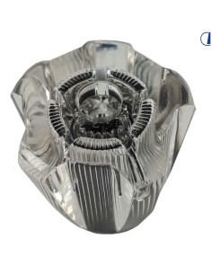 MANIGLIA RUBINETTO CRISTAL CALDA-FREDDA