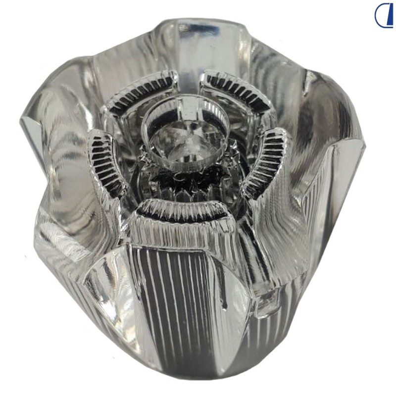 MANIGLIA RUBINETTO CRISTAL CALDA-FREDDA