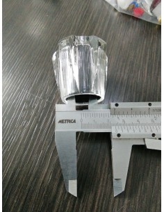 MANIGLIA RUBINETTO CRISTAL CALDA-FREDDA 2
