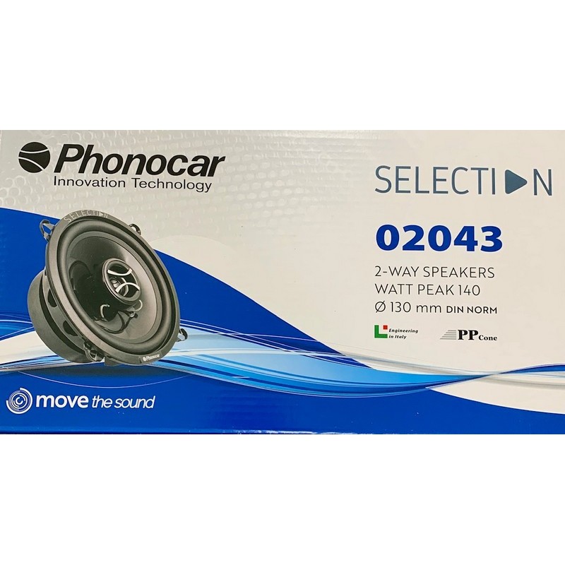 CASSE ALTOPARLANTI PHONOCAR DA DIAM.130 MM 2...