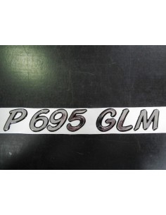 SCRITTA RESINATA PER CAMPER ARCA P695GLM CROMATA 30X4,7 CM.