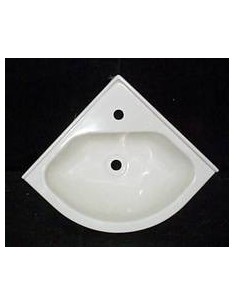 LAVELLO BAGNO COLORE BIANCO AD ANGOLO PER RIMOR