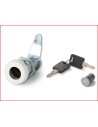 SERRATURA GAVONE BIANCA LAIKA CON STAFFA A SBALZO 6 CM E CORNICE CON CHIAVE QUADRA