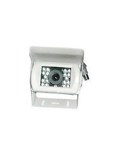 TELECAMERA POSTERIORE RETROMARCIA A COLORI 18LED...