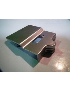 CURSORE PER APERTURA FRIGO RM 7655 PIEGATO,  COLORE ARGENTO