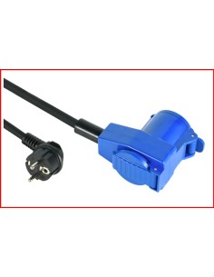 PROLUNGA CON DOPPIA PRESA CAVO DA 1,5 CM 2