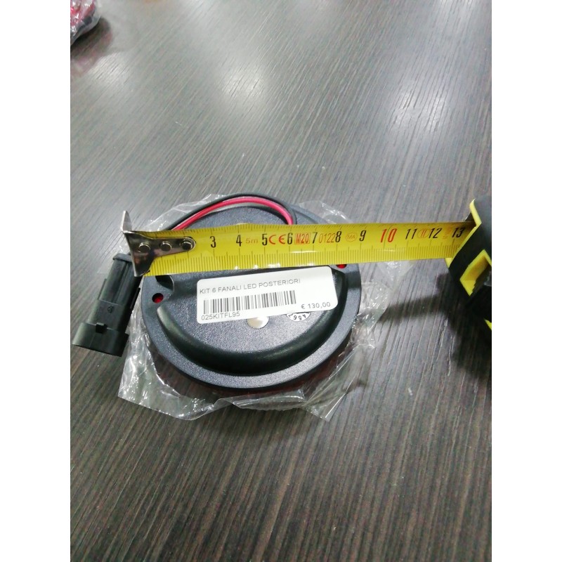 KIT 6 FANALI LED POSTERIORI ROTONDI CON...