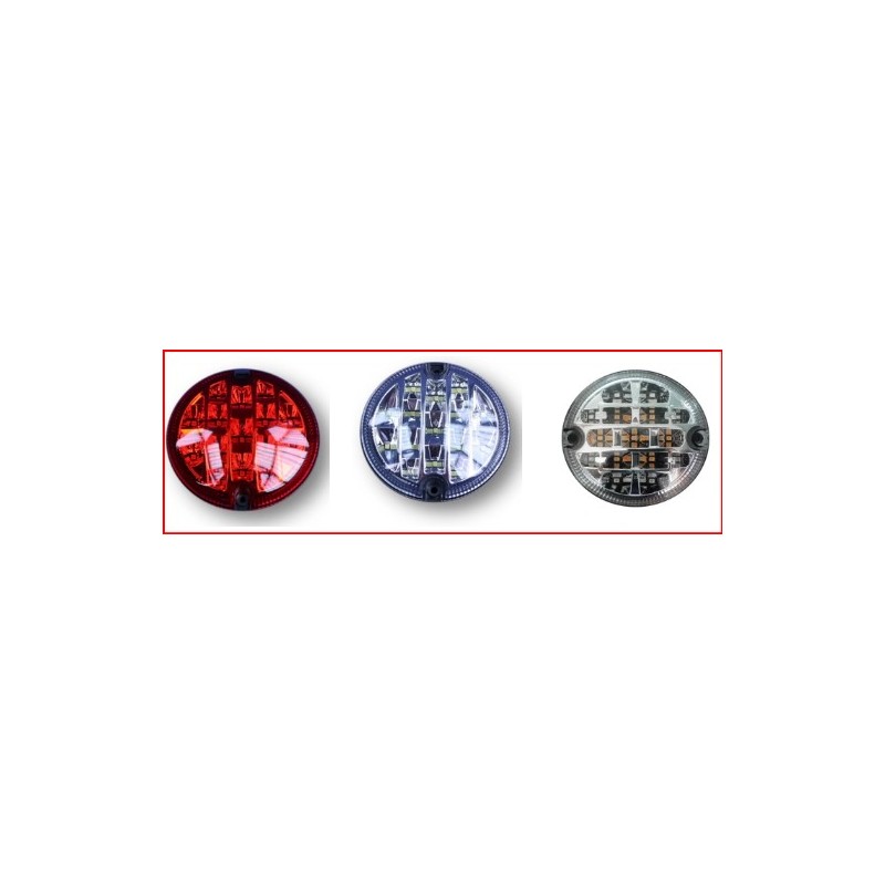 KIT 6 FANALI LED POSTERIORI ROTONDI CON...