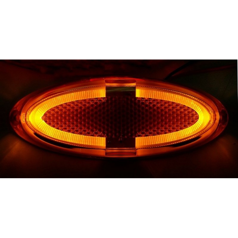 LUCE D INGOMBRO LATERALE ARANCIO A LED SIDE...