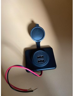 PRESA DOPPIA USB,MONTAGGIO A GIORNO