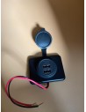 PRESA DOPPIA USB,MONTAGGIO A GIORNO