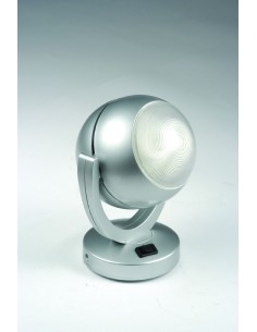 FARETTO NEON GLOBE 8 WATT 12 VOLT COLORE ARGENTO ORIENTABILE