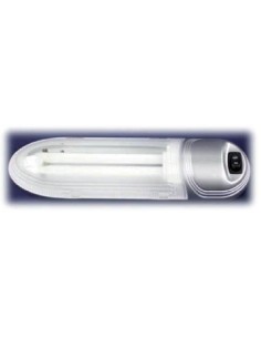 LAMPADA COMPACT A NEON 12V/13W CON INTERRUTTORE COLORE...