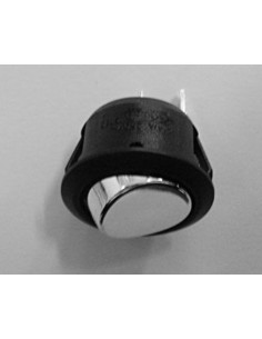 INTERRUTTORE UNIPOLARE CROMATO 10 AMP TONDO