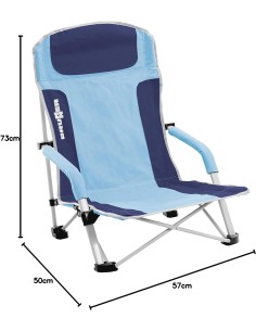 SPIAGGINA BULA  PIEGHEVOLE CON SACCA BLU 2