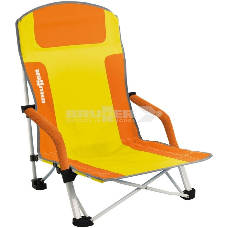 SPIAGGINA BULA PIEGHEVOLE CON SACCA ARANCIO